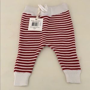 Striped sweater pants